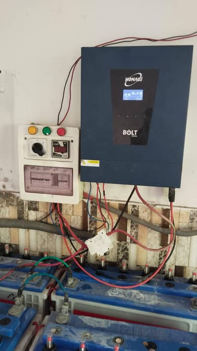 Solar Inverter Homage Pv 6500 Wapda out put 5600 watt Wi-fi bultn