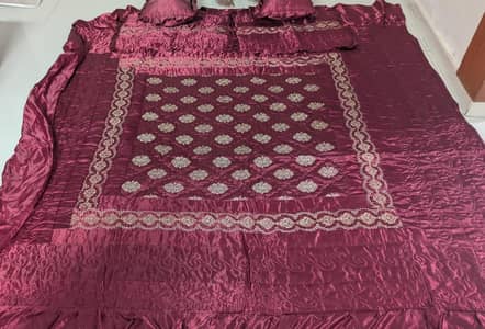 Luxury 8-Piece Silk Bridal Bedsheet Set