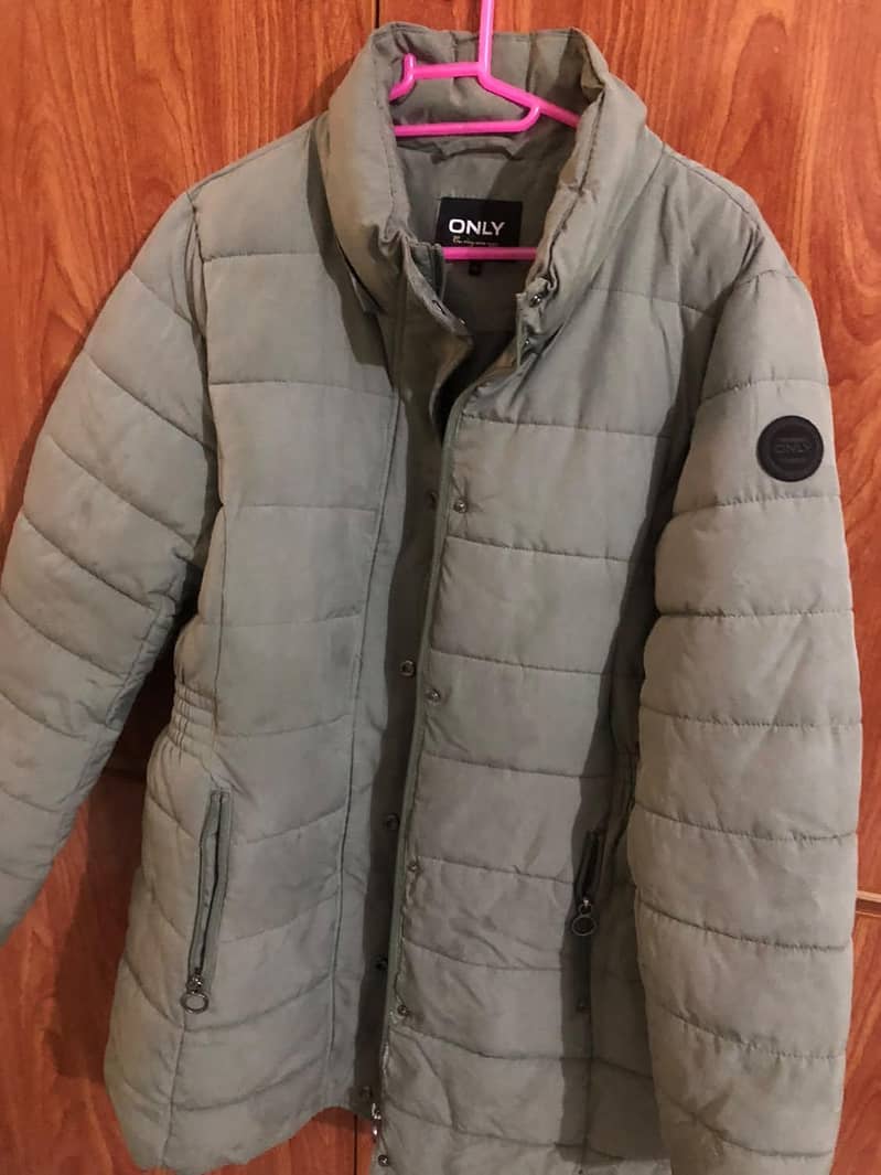 ladies branded puffer jacket 2