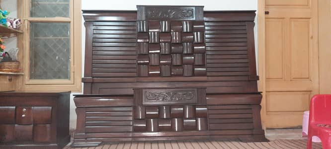 Wood Bed Set for sale