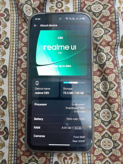 Realme C85 8/128 with box and charger