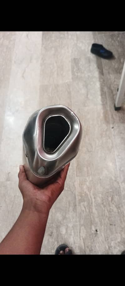 universal heavy bike exhaust silencer stainless steel
