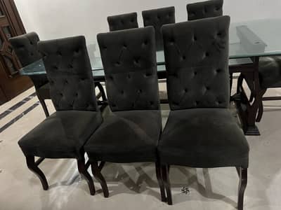 Dinning table with 6 chairs