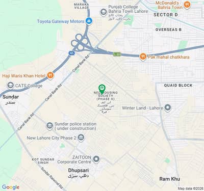 1 Kanal Residential Plot for Sale in NFC 2, Lahore