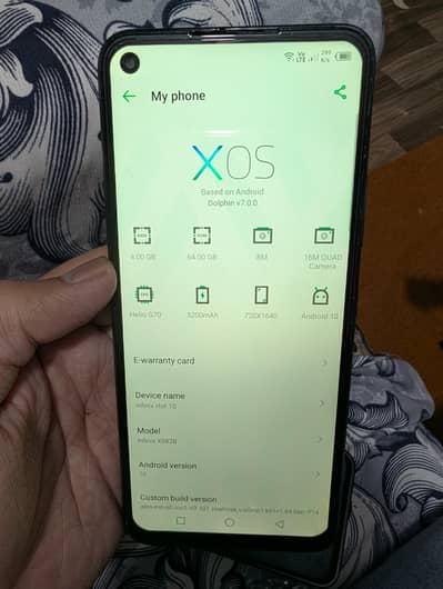 Infinix Hot 10 4GB-64GB G70 Gaming Processor