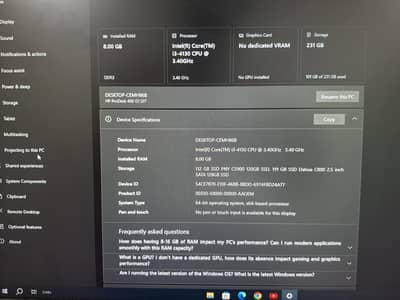 HP PRODESK 400G1 SFF