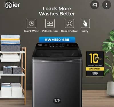brand new haier washing machine