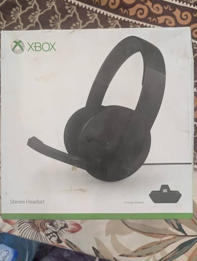Xbox Stereo Headset with Adapter – Brand New Sealed Box