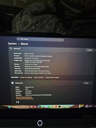 ​Lenovo LOQ 15 | i5 12th Gen | RTX 4050 | 24GB RAM | 512GB SSD