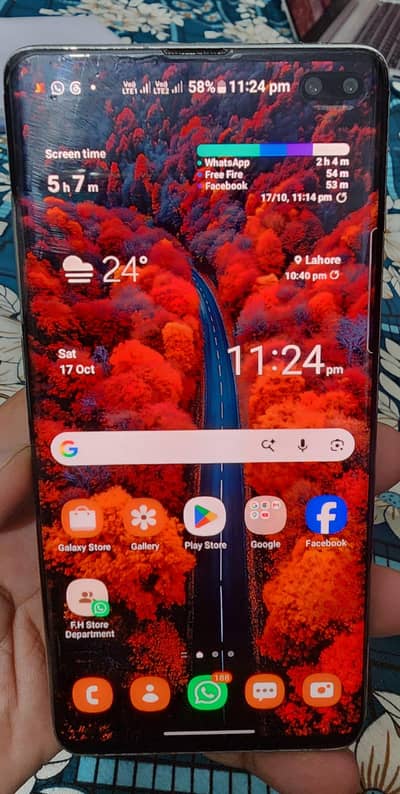 Samsung Mobile S10 Plus with box