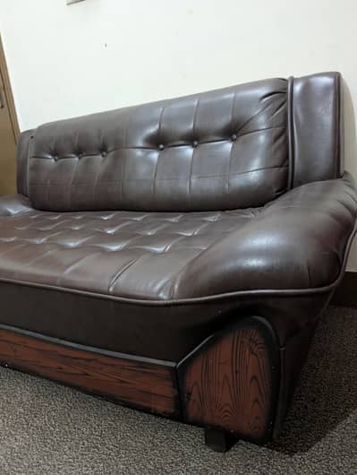 Leather sofa