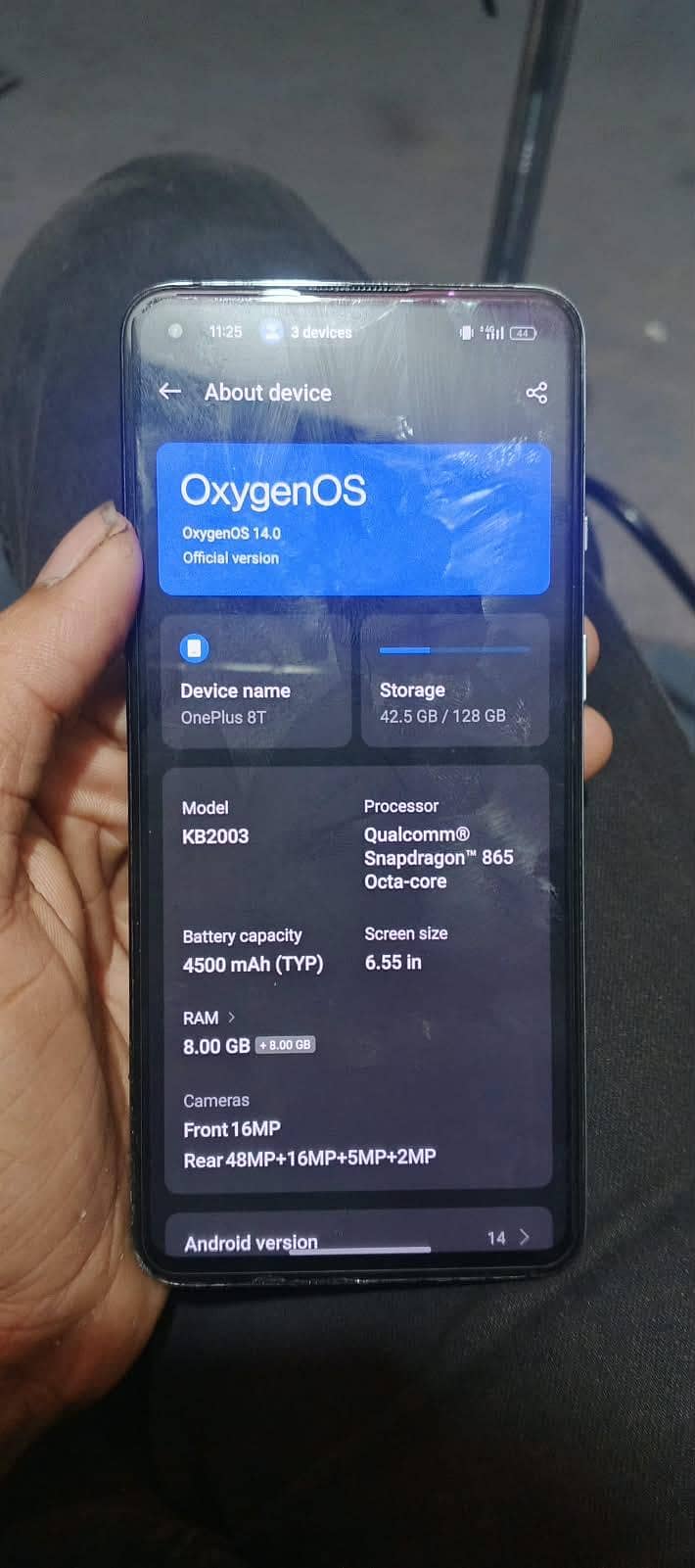 One Plus 8T 5