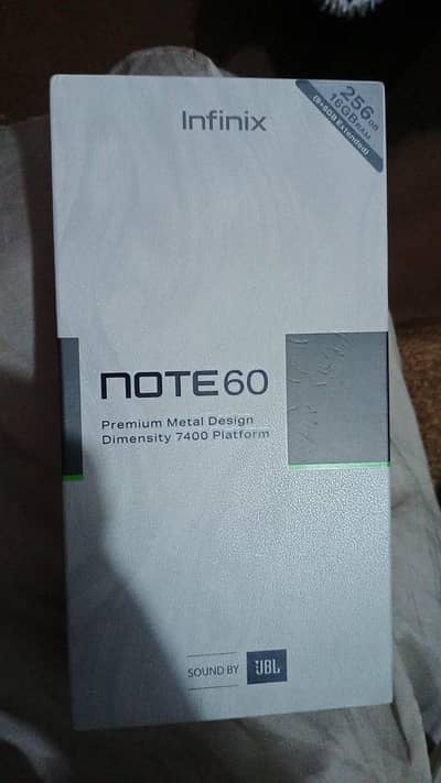 Infinix note 60 brand new