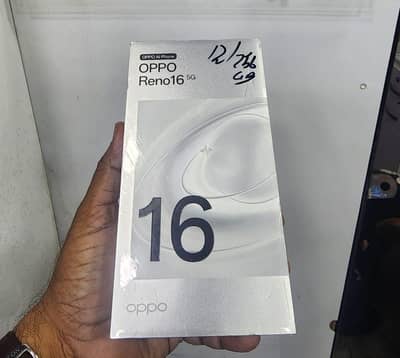 OPPO Reno 16 box pack 12 gb ram 256 gb rom