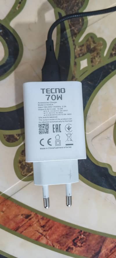 Tecno 70W Original Charger