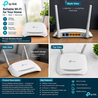 TP-Link Wi-Fi Router for Sale – Excellent Condition