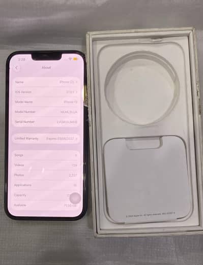 Apple iPhone 13 With Box in warranty