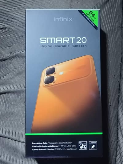 Infinix Smart 20.4. 64. just box open. Non active.