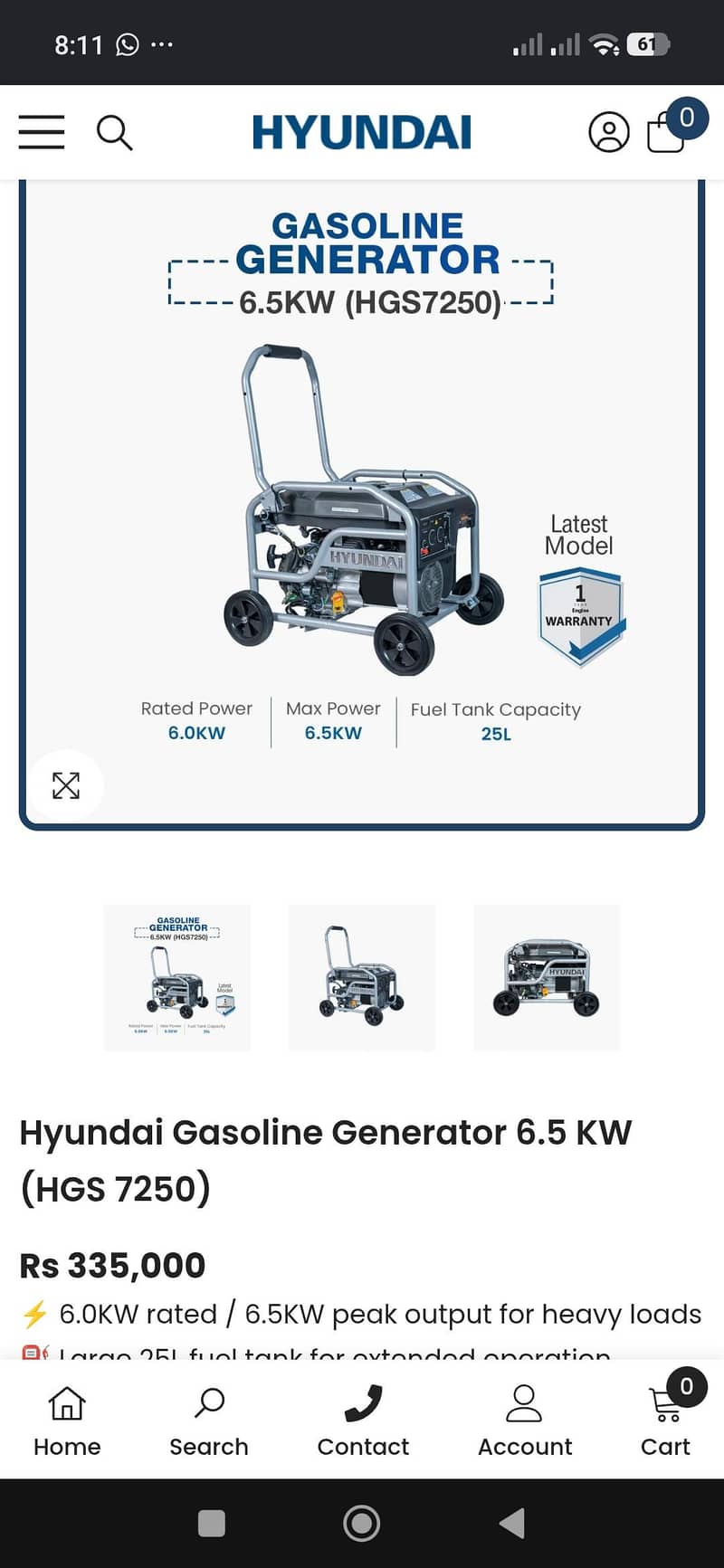 HGS7250 Generator 5
