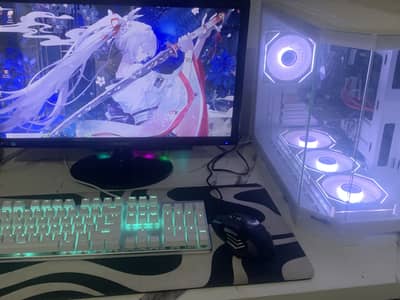 White gaming pc build