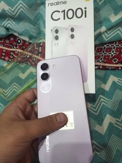 Realme C100i With box charger