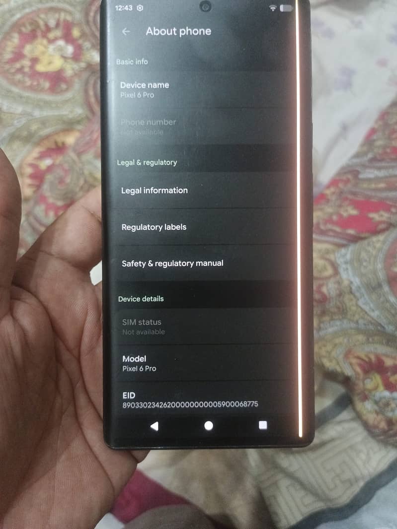 Google Pixel 6 pro 0