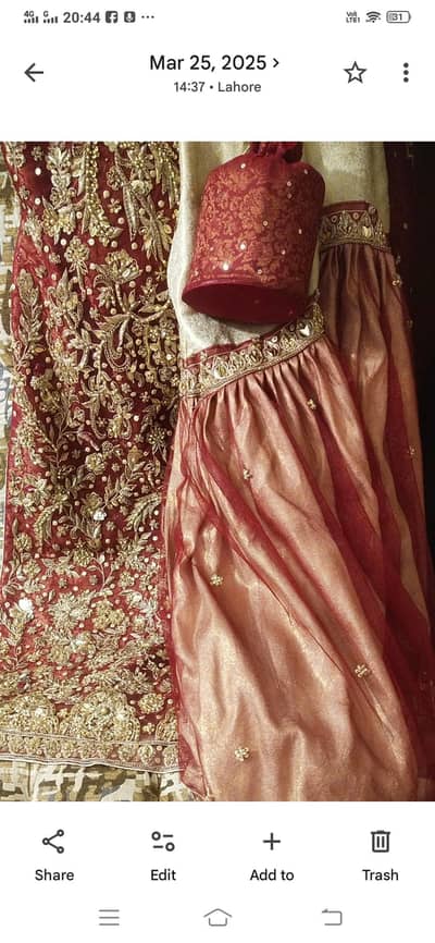Bride dress(Garara) with new condition