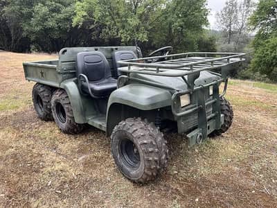 John deer gator military varient  . diff lock 4x4. power wench . diesel