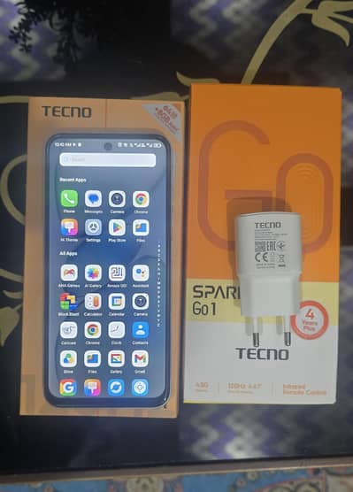 Tecno Spark Go 1 - 64GB+4GB - with Box - 10/10 - For Sale