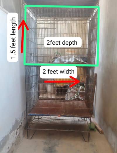 Double Story / 2 Portions cage for sale