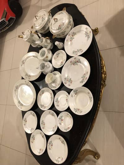 Dinner set (left over of 25 pieces)