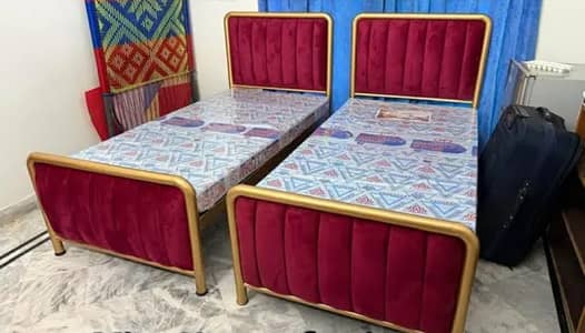 single bed/  double bed / single bed / iron bed / bed / 03234175265