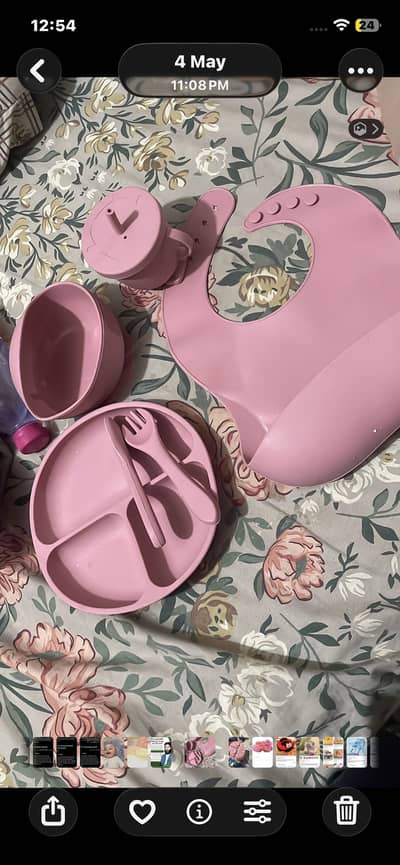Best silicone dinner set fir babies