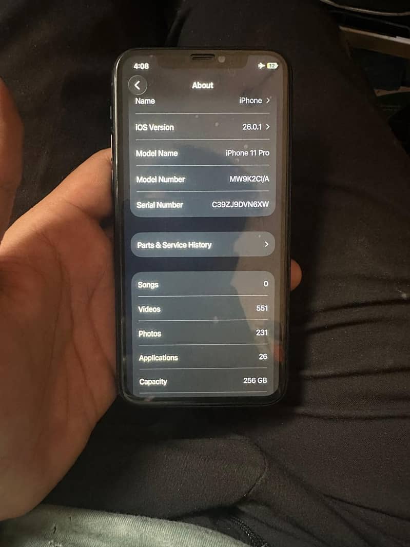 iphone 11 pro /256gb 5
