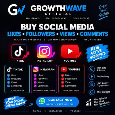 GrowthWave Official – Social Media Marketing Services