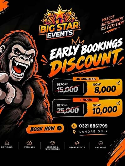 gorilla mascot entry