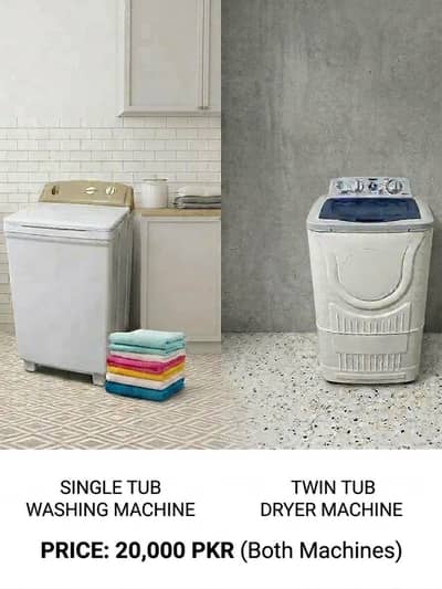 Washing machine and dryer machine for sale good condition Gulzare qai