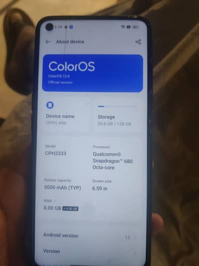 OPPO A96