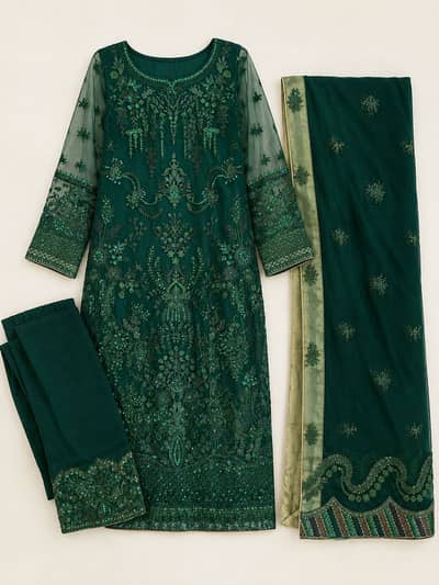 Green 3-Piece Suit