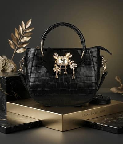Black Aesthetic Formal Hand Bag