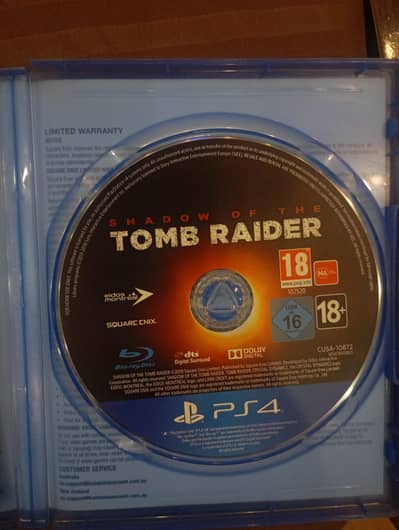 Shadow of the tomb raider PS4