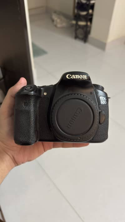 Canon 60D with two lens and accessories.