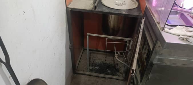 Food counter chairs  — Clay stove