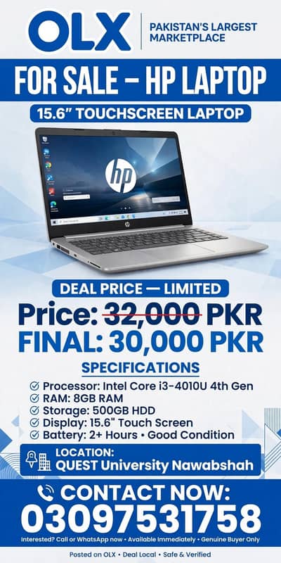 HP laptop