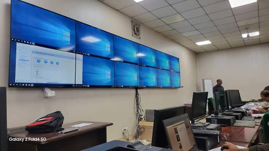 4x4 Matrix Video Wall Controller Dahua Video Wall Panel Installation