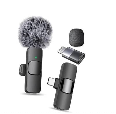 K9 Wireless Lavalier Microphone | Type-C & Noise Reduction.
