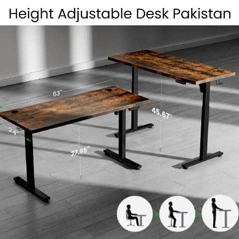 height Adjustable Table, electric height adjustable table, height, 1
