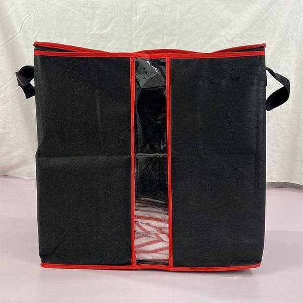 Blanket beg Home Storage Foldable Bag New Waterproof Oxford Fabric Bedding Pillows Quilt storage bag clothes storage bag organizer 100gsm Black