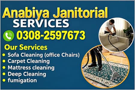 Sofa Cleaning, Carpet Cleaning, Mattres Cleaning in all Karachi