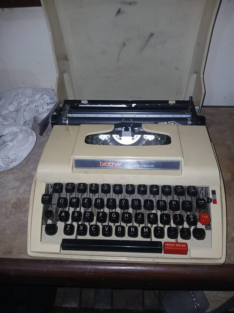 Type writer. 1